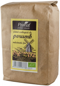 Orez, Faina si Premixuri - Faina bio de porumb macinata fin 1kg Pronat