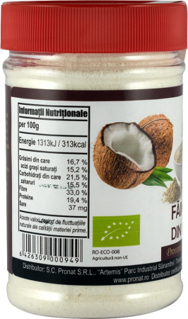 Faina bio din nuca de cocos, 130g Pronat [1]