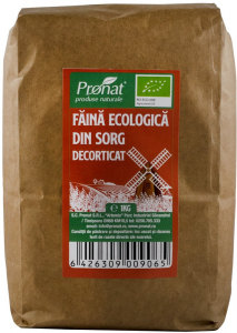 Orez, Faina si Premixuri - Faina bio din sorg decorticat 1kg Pronat