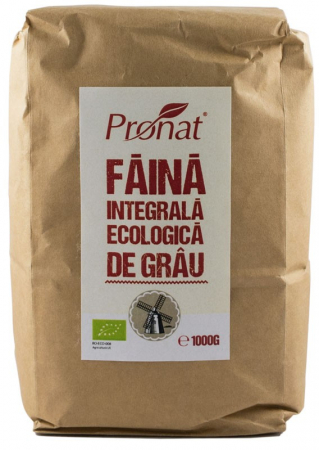 Faina integrala de grau bio, 1kg Pronat [1]