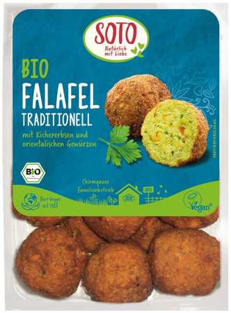 Tendinte - Falafel bio traditional, 12 buc. 220g Soto