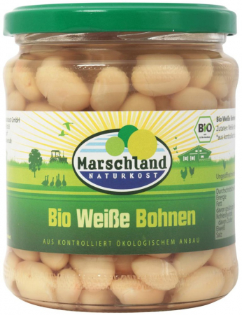 Conserve, Pateuri, creme tartinabile - Fasole alba bio, 330g / 240g Marschland Naturkost