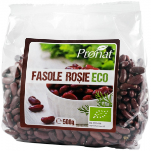 Leguminoase si seminte - Fasole rosie bio, 500g Pronat