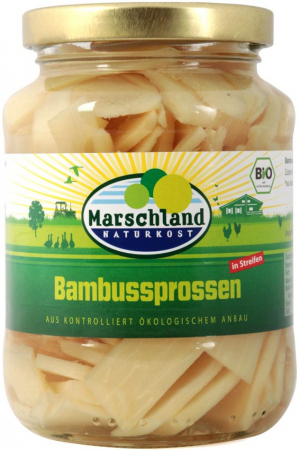 Alimente - Felii de bambus bio 340g / 175g Marschland Naturkost