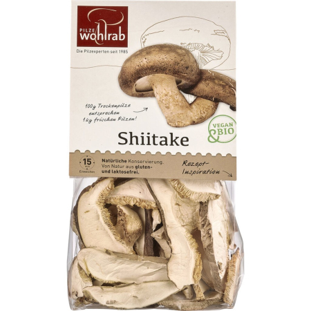 Alimente - Felii de ciuperci Shiitake deshidratate, eco