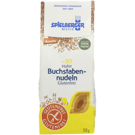 Alimente de baza - Fidea bio supa litere, fara gluten, Demeter