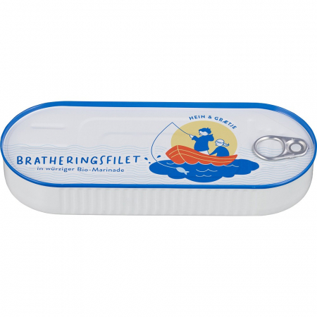 Conserve, Pateuri, creme tartinabile - File de hering prajit cu marinata bio
