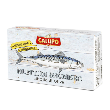 File de macrou n ulei de masline, 125g Callipo [1]