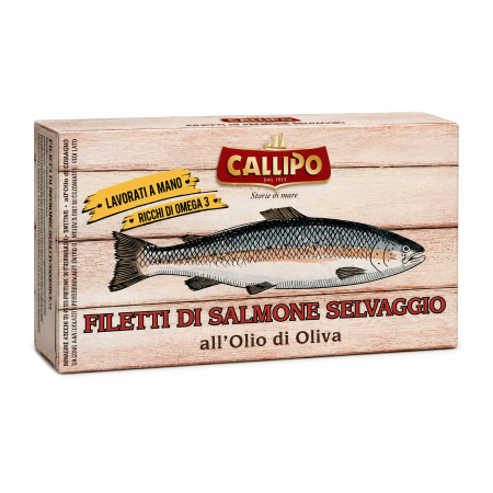 Alimente - File de somon salbatic n ulei de masline, 120g Callipo