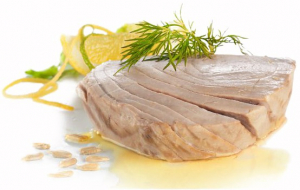 File de ton, bucati intregi in ulei de floarea soarelui bio, 120g Fontaine [1]