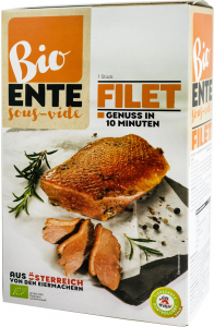 Produse din carne - File din piept de rata bio in vid 1 buc, 250g Bio Ente