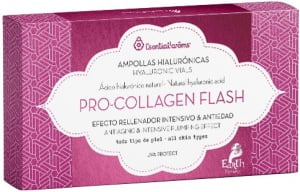 Fiole cu acid hialuronic natural, Pro Collagen Flash, antiaging, 7 x 1.5 ml Esential'arôms [0]