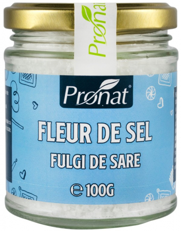 Sare si inlocuitori - Fleur de Sel Fulgi de sare, 100g Pronat