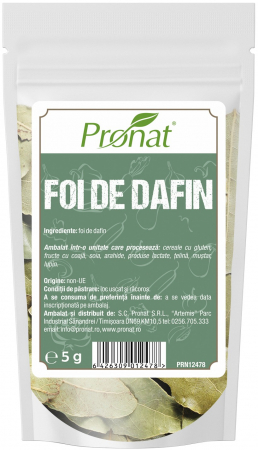 Condimente - Foi de dafin, 5g Pronat