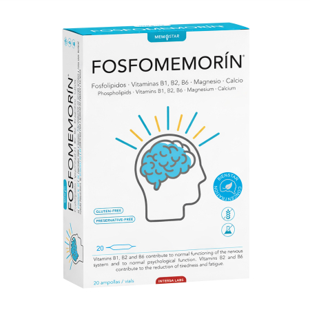 Suplimente nutritive si alimentare - FOSFOMEMORIN - Memorie, 20 fiole Intersa Labs