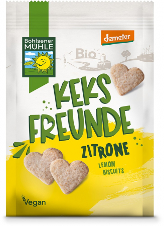 Tendinte - Freunde biscuiti bio cu lamaie, 125g Bohlsener Muhle