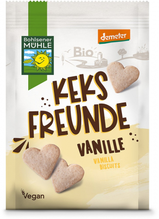 Tendinte - Freunde biscuiti bio cu vanilie, 125g Bohlsener Muhle