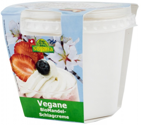Creme - Frisca bio vegana din migdale, 250g Soyana