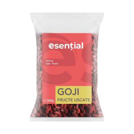 Seminte, fructe uscate, samburi - Fructe goji natur, 300g Esential