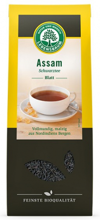 Ceaiuri Lebensbaum - Frunze de ceai negru Assam bio, 100g Lebensbaum