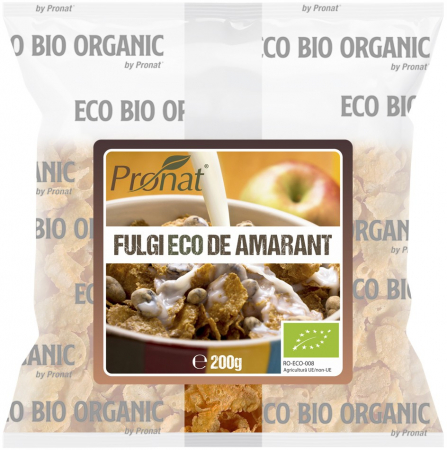 Cereale, fulgi din cereale, mic dejun - Fulgi bio de amarant, 200g Pronat