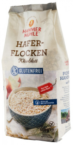 Cereale, fulgi din cereale, mic dejun - Fulgi de ovaz fini, 500g Hammer Muhle