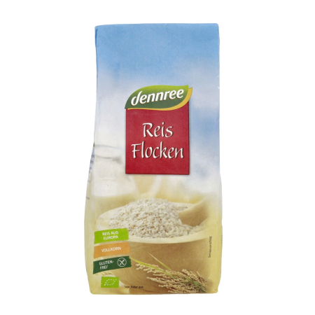 Alimente - Fulgi integrali de orez, fara gluten, eco