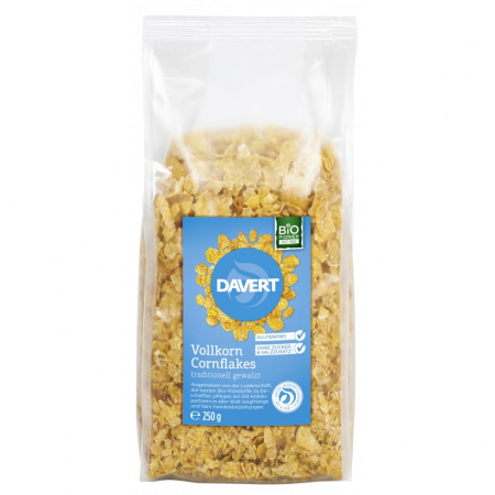 Cereale, fulgi din cereale, mic dejun - Fulgi integrali de porumb bio fara gluten