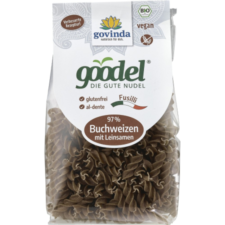 Tendinte - Fusilli bio din hrisca cu in, fara gluten
