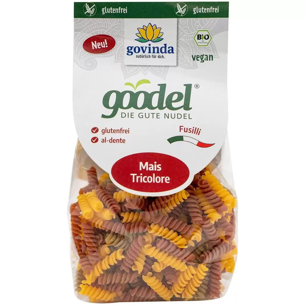 Tendinte - Fusilli tricolore din porumb, fara gluten, eco