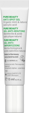 Gel bio pentru acnee cu menta si acid salicilic, 15ml Lavera [1]