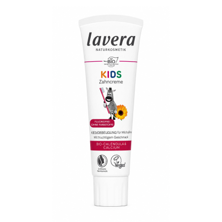 Ingrijire personala - Gel de dinti bio pentru copii, cu aroma de fructe, 75ml Lavera