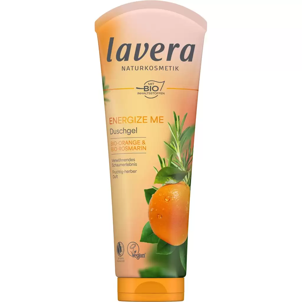 Creme si lotiuni de corp - Gel de dus ENERGIZE ME, cu portocala si rozmarin bio