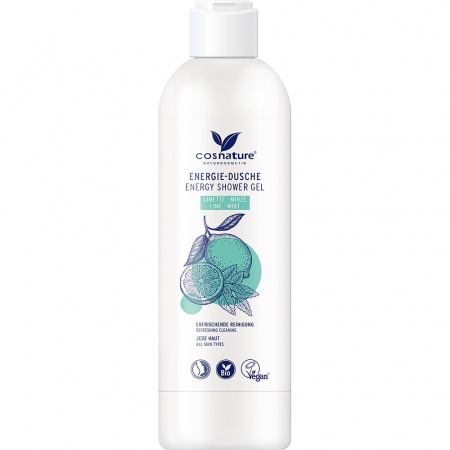 Ingrijire personala - Gel de dus Energy cu lime bio si menta