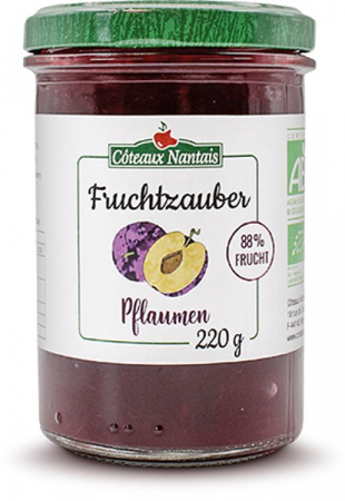 Dulceturi, gemuri, compoturi - Gem bio de prune, 220g Fruchtzauber