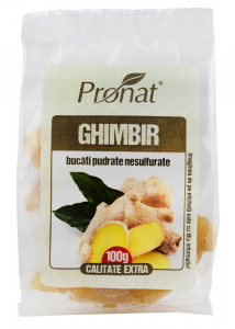 Tendinte - Ghimbir pudrat bucati, 100g Pronat