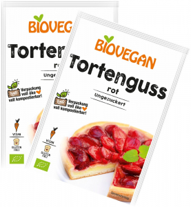 Fara gluten - Glazura bio de gelatina rosie, 2x7g Biovegan