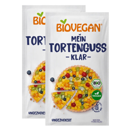 Alimente - Glazura bio de gelatina transparenta, 2x6g Biovegan