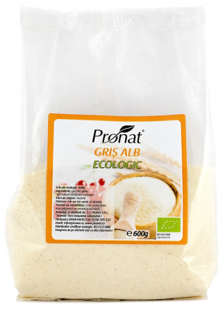 Gris alb bio, 600g Pronat [1]