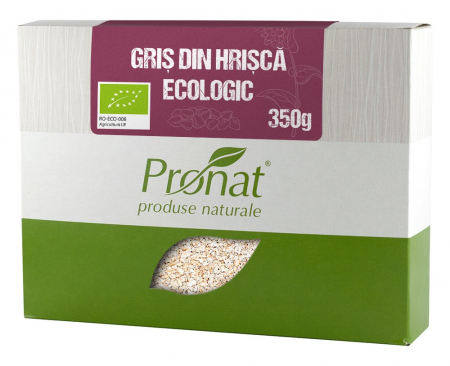Orez, Faina si Premixuri - Gris bio din hrisca 350g Pronat