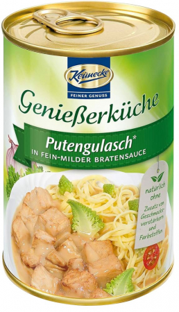 Produse din carne - Gulas de curcan in sos delicat-fin, 400g Keunecke