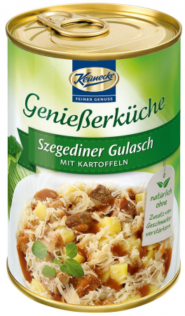 Produse din carne - Gulas in stil Szeged cu cartofi, 400g Keunecke