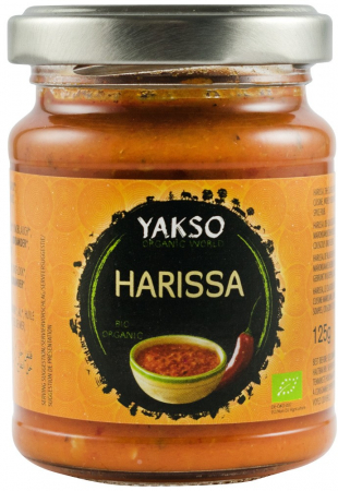 Alimente - Harissa bio, pasta picanta, 125g Yakso