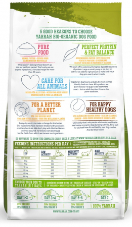 Hrana uscata bio fara gluten si fara cereale pentru caini adult, 22% proteina si 14% grasimi, 2kg Yarrah [2]