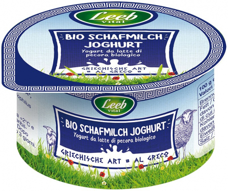 Tendinte - Iaurt grecesc bio din lapte de oaie, 150g Leeb Vital