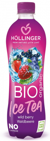 Carbogazoase - Ice tea bio cu fructe de padure, 500ml Hollinger