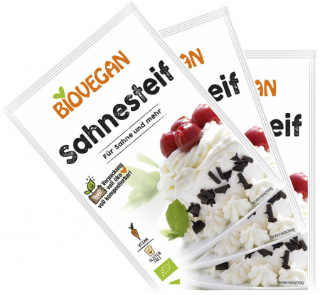 Fermenti si gelifianti - Intaritor bio de creme si frisca, 3x6g Biovegan