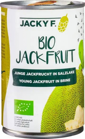 Conserve, Pateuri, creme tartinabile - Jackfruit bio in saramura, 400g / 225g Jacky F.