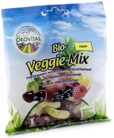 ScufitaRosie - Jeleuri bio de fructe, fara gelatina, Veggie-Mix 100g Okovital