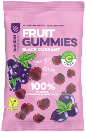 Alimente - Jeleuri de fructe cu coacaze negre, 35g Bombus